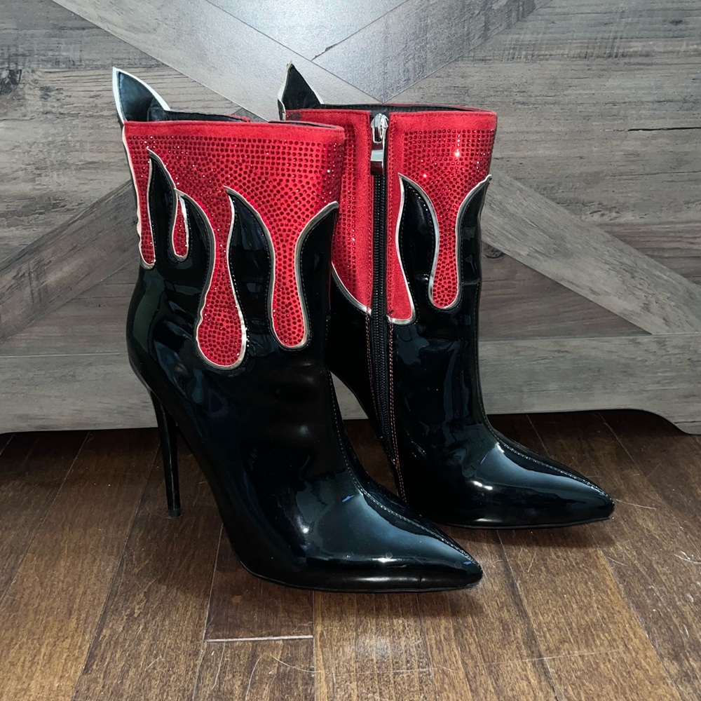 Azela Wang Blood-Drip Boots from DollsKill